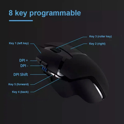 لوجيتك-فأرة ألعاب هيبيريون فيوري أصلية ، G402 ، إط...