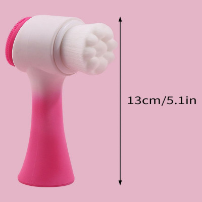 فرشاة تنظيف الوجه من السيليكون، منظف الوجه على الو...