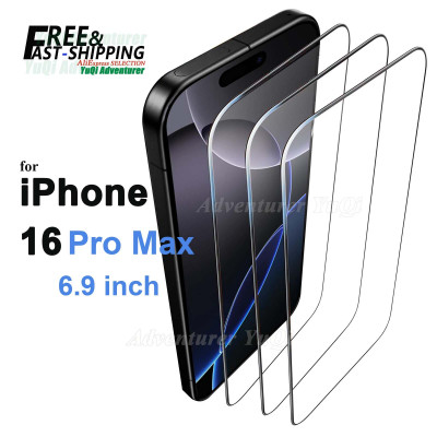 واقي شاشة آيفون 16 برو ماكس (6.9 إنش) – زجاج مقوّى...