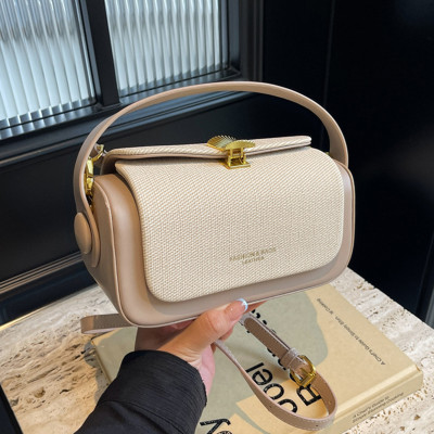 حقيبة كروس نسائية مربعة الشكل حقيبة يد كلاسيكية مت...