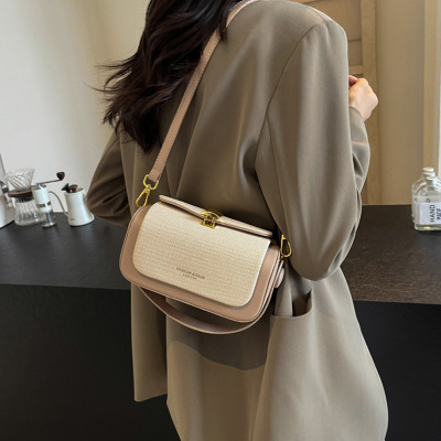 حقيبة كروس نسائية مربعة الشكل حقيبة يد كلاسيكية مت...