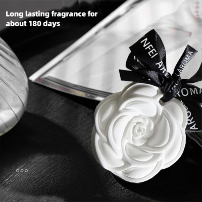 معطّر الهواء المعلق للسيارة، عطر زهرة الجبس لتصفيف...