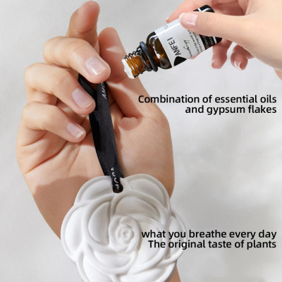 معطّر الهواء المعلق للسيارة، عطر زهرة الجبس لتصفيف...