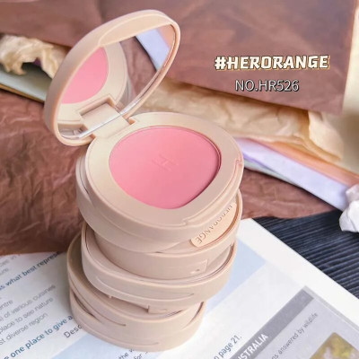 HERORANGEHR526 أحمر خدود أحادي اللون ، مقاوم للماء...