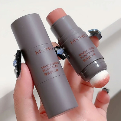 عصا أحمر خدود طبيعية طويلة الأمد ، لون واسع ، مكيا...