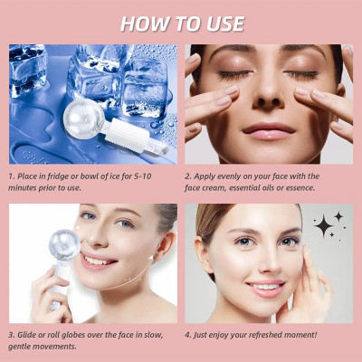 كرة الطاقة الكريستالية – لمسة باردة لجمالك