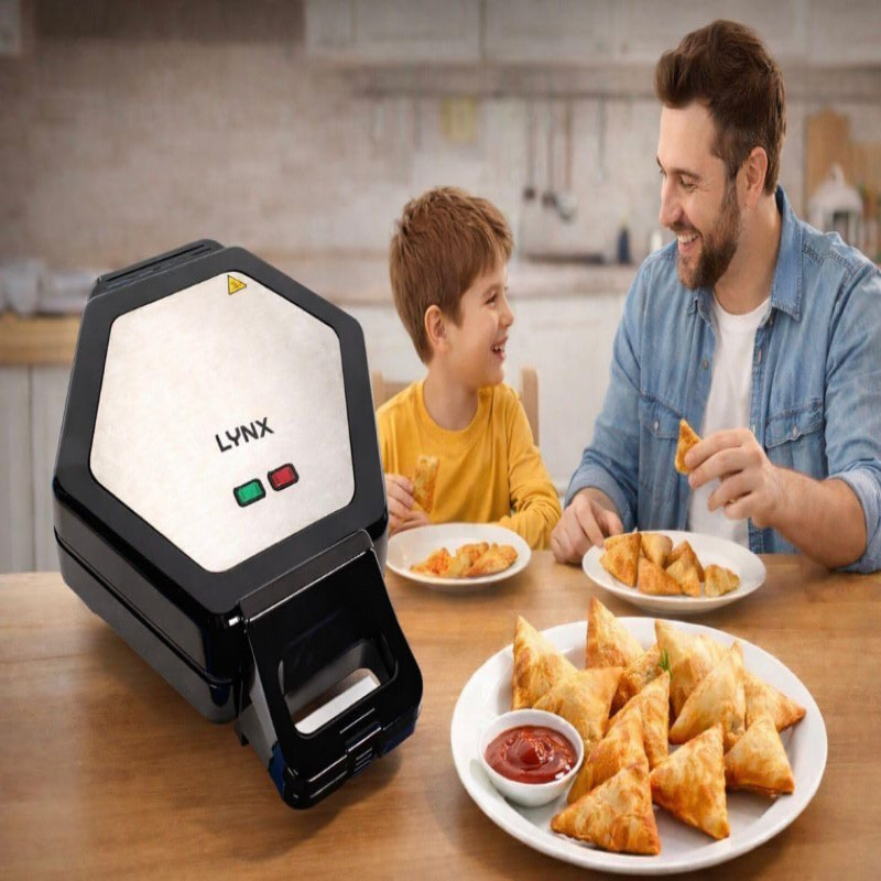 صانعة سمبوسة كهربائية لينكس 24 قطعة بطبقة غير لاصق...