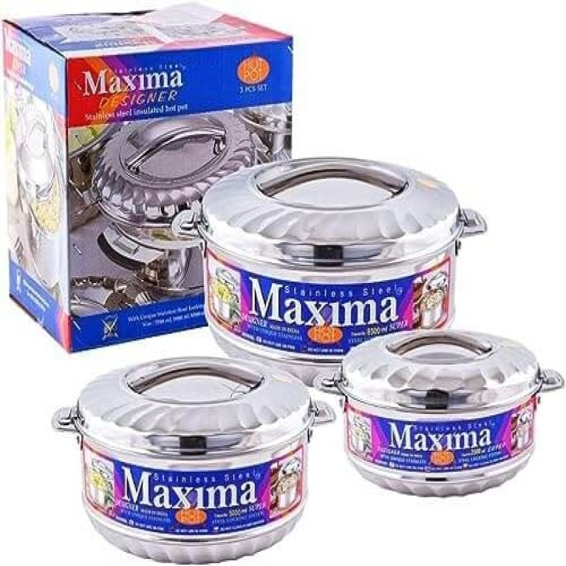 طقم حافظات طعام مكون من 3 قطع