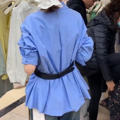 النسخة الكورية من تصميم الشعور بولو طوق حزام الخصر...