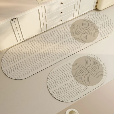 Kitchen Carpet PVC Waterproof Oil-proof Wash-free...