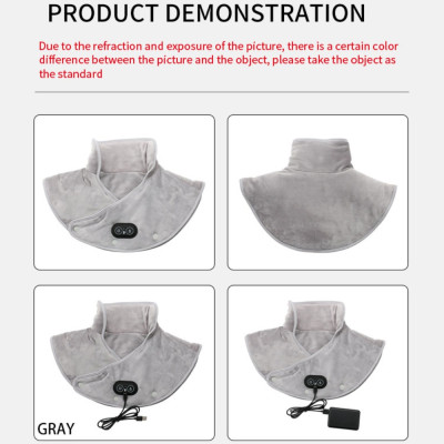 التدفئة الكهربائية الرقبة الكتف مُدلك بالاهتزاز فق...