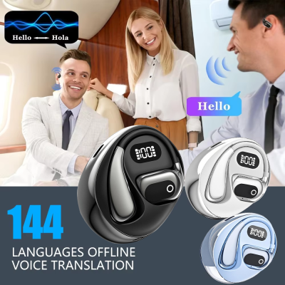 سماعات بلوتوث لاسلكية ذكية 144 لغة مترجم في الوقت...