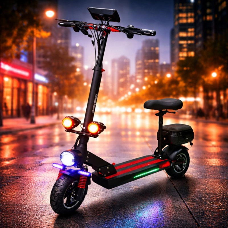 سكوتر كهربائي قوي وشكله هجومي