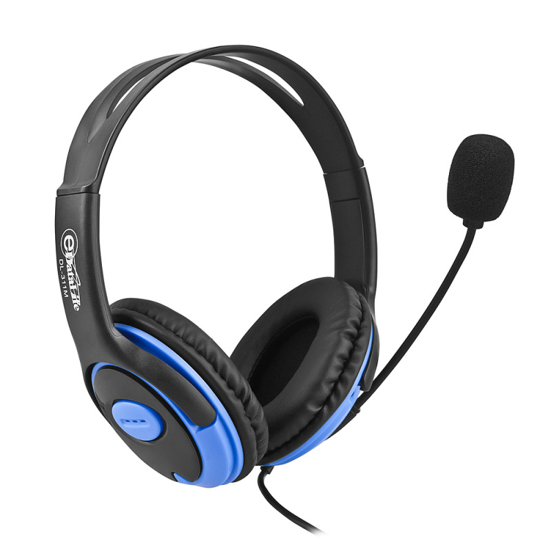 سماعة رأس قيمنق ألعاب مقبس 3.5 مللم مع مايك لون أس...