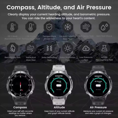 2025 HOT New T-REX3 SmartWatch 1000mAh Large Batte...