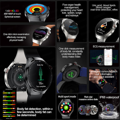 2026New للرجل الساعات الذكية الرياضة في الهواء الط...