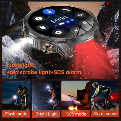 2026 جديد T-REX3 ساعة ذكية خارجية 1.85 بوصة AMOLED...