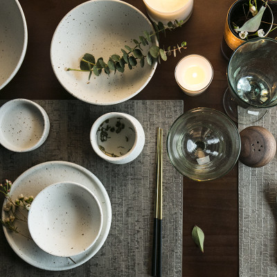 طقم عشاء من السيراميك