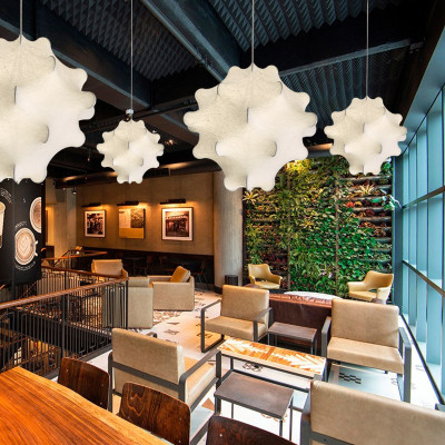 Zeppelin Pendant Light Designer Silk Cocoon Pendan...