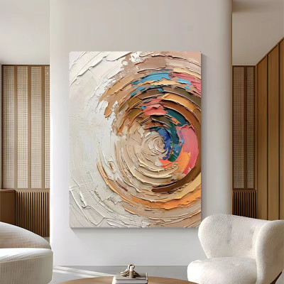 Aesthetics Rooms Decor Palette Knife Canvas Arts A...