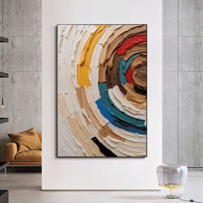 Aesthetics Rooms Decor Palette Knife Canvas Arts A...