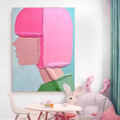 لوحة جدارية ملونة