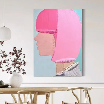 لوحة جدارية ملونة