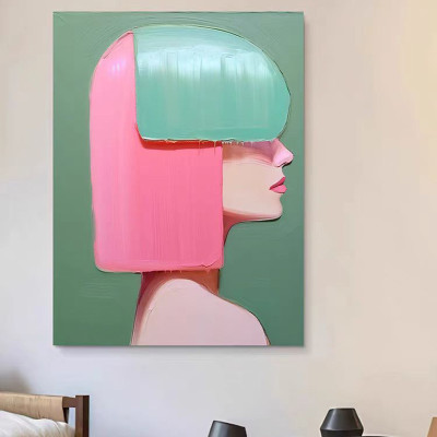 لوحة جدارية ملونة