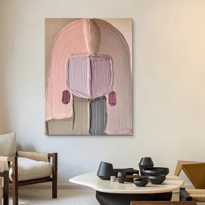 لوحة جدارية ملونة