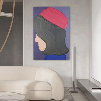 لوحة جدارية ملونة