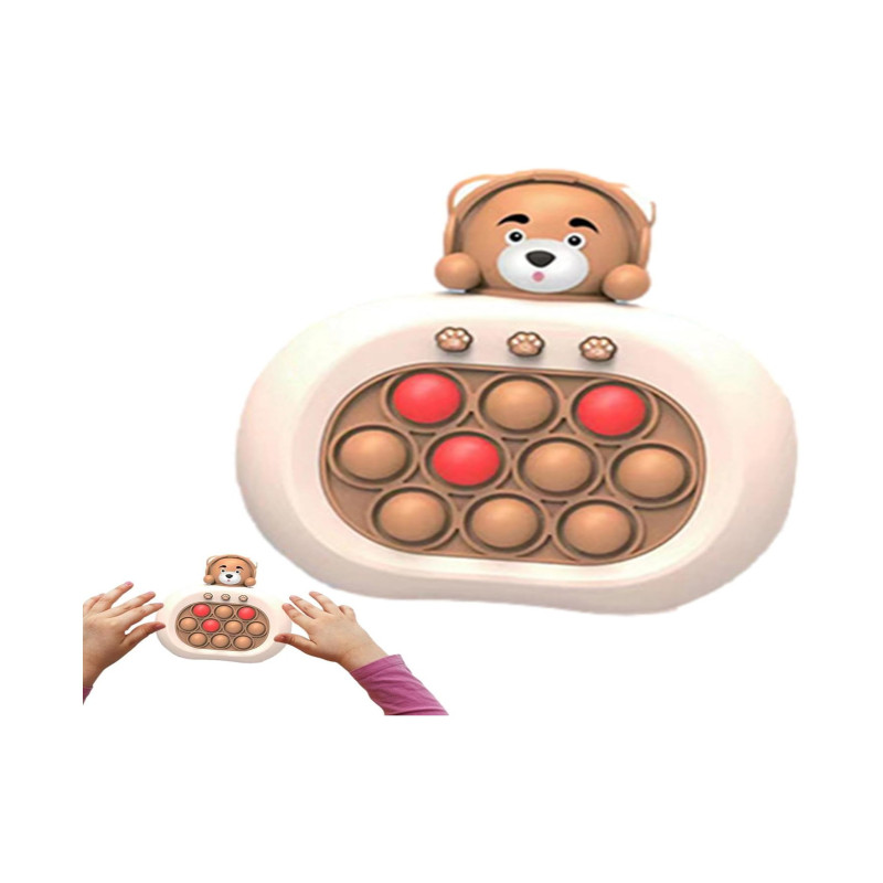 لعبة دفع الفقاعات السريعة مع الصوت والضوء