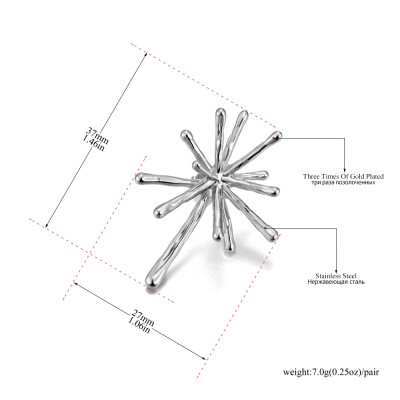 Lokaer العصرية غير النظامية هندسية شخصية أقراط الف...