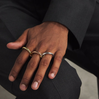 بساطتها مكعب الزركون التراص البنصر الزفاف للنساء ج...