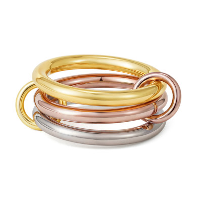 بساطتها مكعب الزركون التراص البنصر الزفاف للنساء ج...