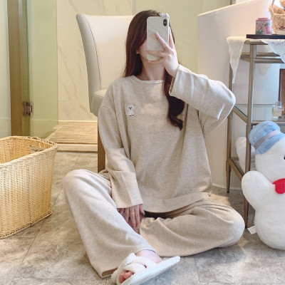 ملابس نوم شتوية كبيرة الحجم كاجوال من المخمل الأغن...