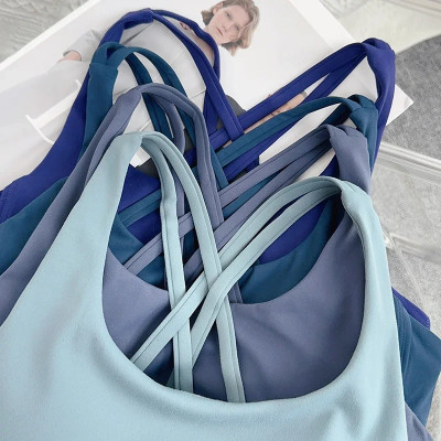 مثير الأزياء عبر الظهر النساء اليوغا الرياضة حمالا...