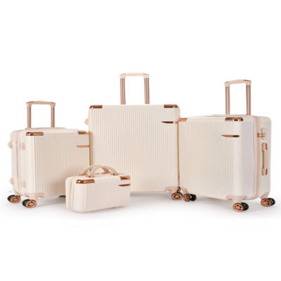 ليمرا طقم شنط سفر مكون من 4 حقائب أمتعة بعجلات و ب...