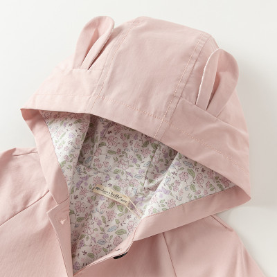 جاكيت أطفال غير رسمي بأغطية رأس حلوة ، معطف واقي م...