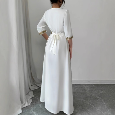 جلابية رمضان للنساء فستان طويل للحفلات قفطان فيستد...