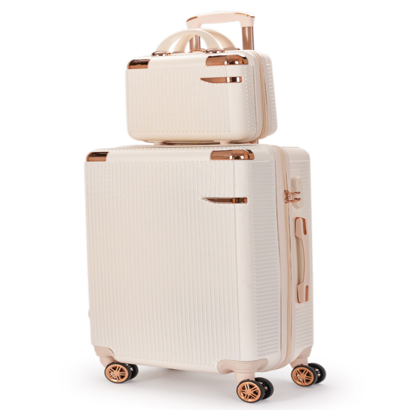 ليمرا طقم شنط سفر مكون من 5 حقائب أمتعة لون بيج