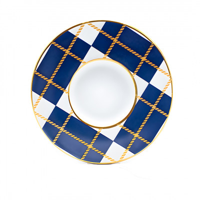 طقم تقديم فناجين وبيالات تركي مذهب 18 قطعة