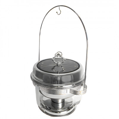 سخان بوفيه استيل دائري فضي6 لتر