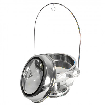 سخان بوفيه استيل دائري فضي6 لتر