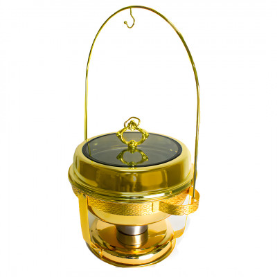 سخان بوفيه بغطاء شفاف 6 لتر ذهبي