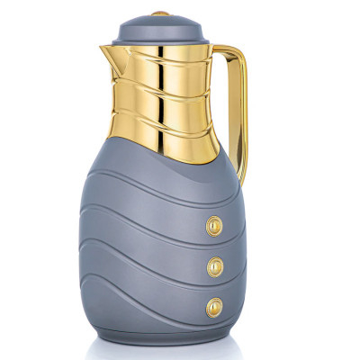 السيف طقم ترامس درة رمادي مذهب مكون من قطعتين