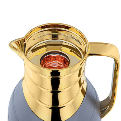 السيف طقم ترامس درة رمادي مذهب مكون من قطعتين