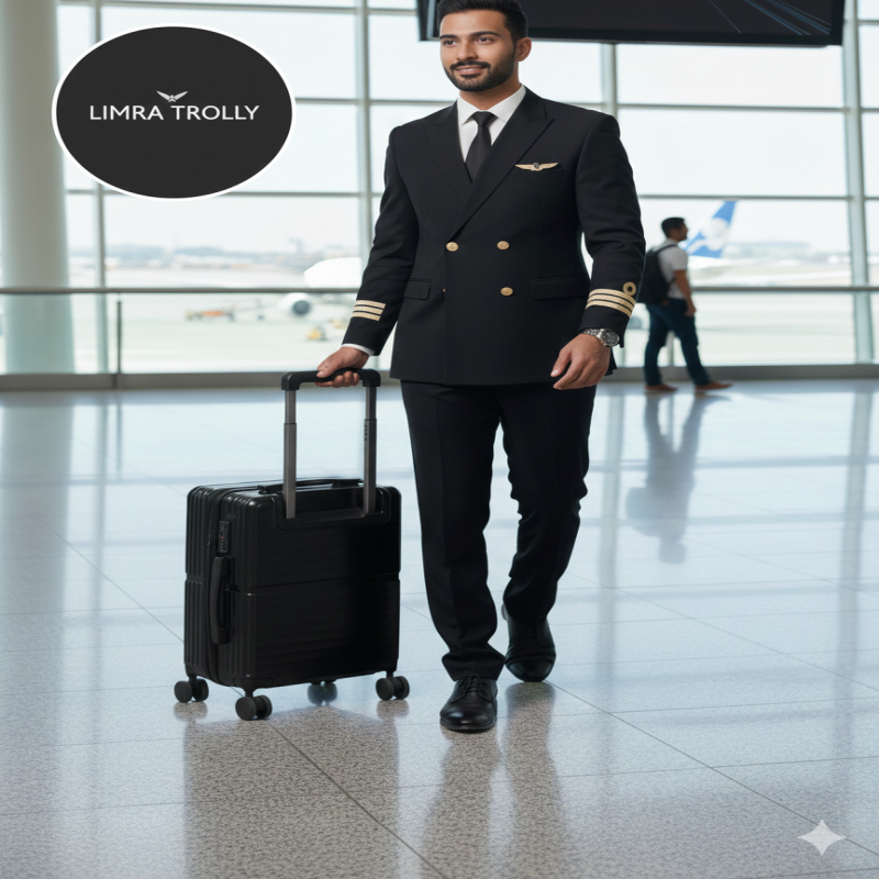 طقم شنط سفر من ليمرا مصنوع من مادة البولي كربونات...