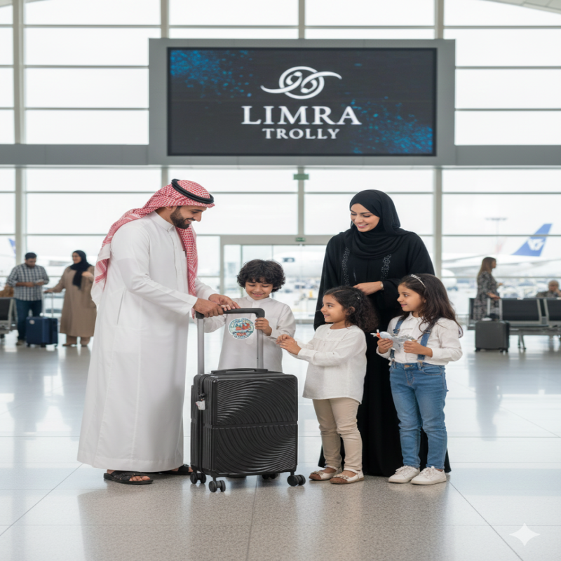 ليمرا شنطة سفر حديثة مصنوع من مادة بولي كربونات مخ...