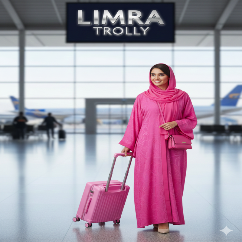 طقم شنط سفر من ليمرا مصنوع من مادة البولي كربونات...