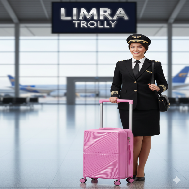 طقم شنط سفر من ليمرا مصنوع من مادة البولي كربونات...